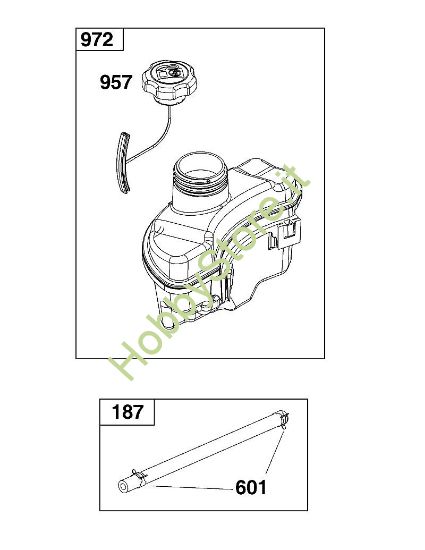 K - GRUPPO ALIMENTAZIONE CARBURANTE B&S - 12 €¦ 123P02-0067-H1 brand Stihl